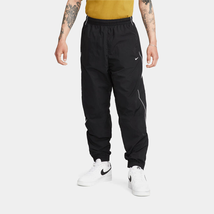 Solo Swoosh Woven Mens Track Pants (Black/White)