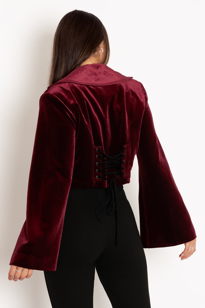 Some Velvet Morning Crop Jacket