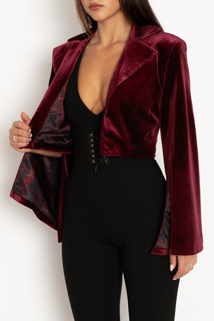 Some Velvet Morning Crop Jacket