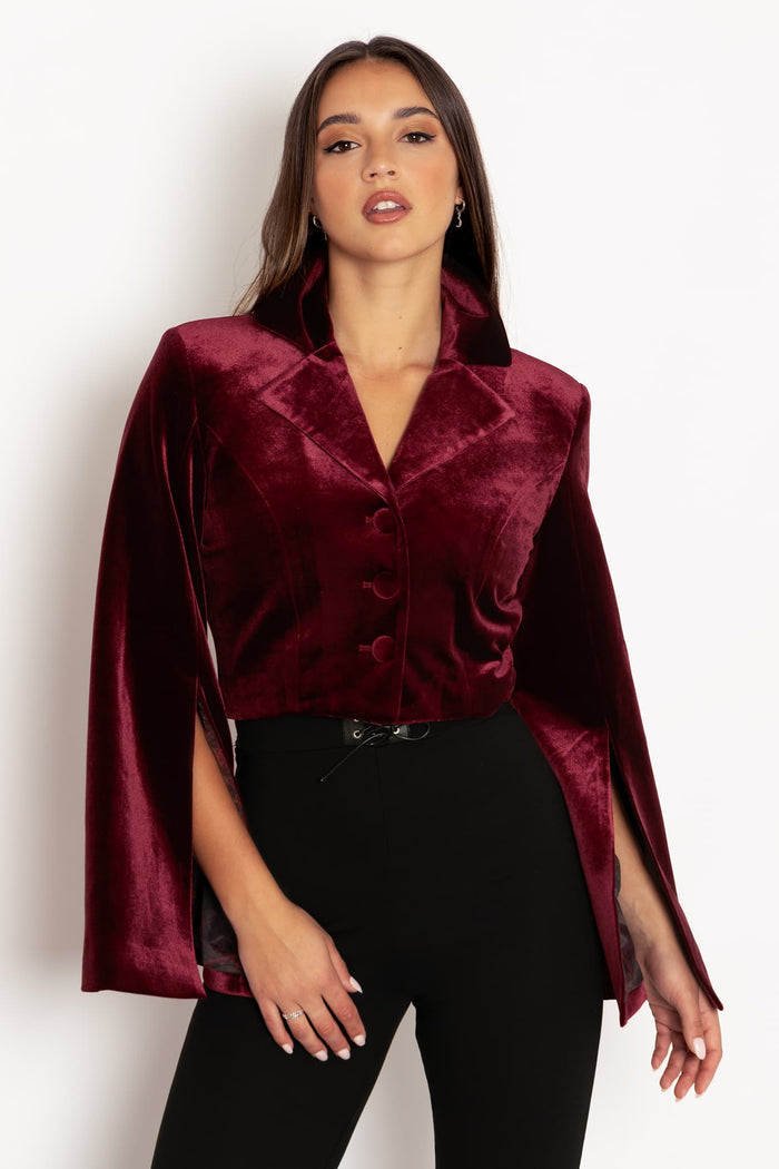 Some Velvet Morning Crop Jacket