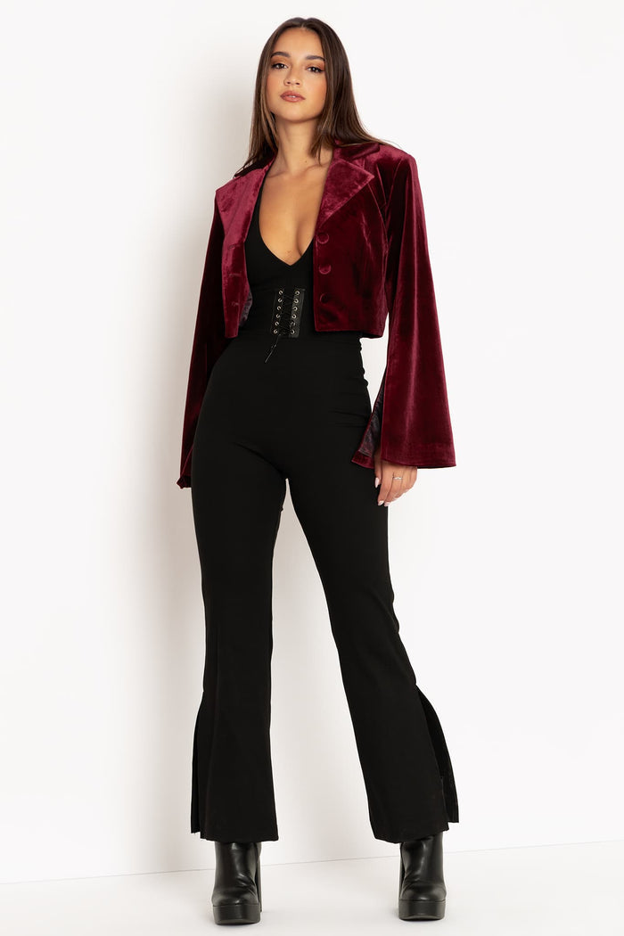 Some Velvet Morning Crop Jacket