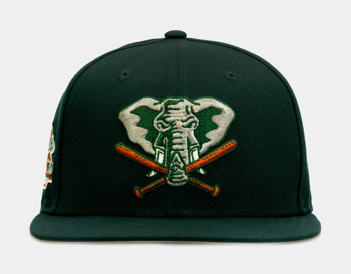 SP Exclusive St. Patty's Day Oakland A's 59Fifty Mens Fitted Hat (Dark Green)