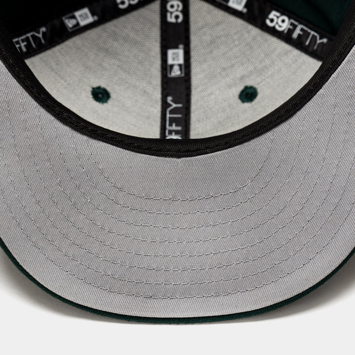 SP Exclusive St. Patty's Day Oakland A's 59Fifty Mens Fitted Hat (Dark Green)