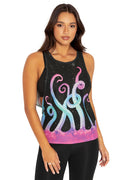 BlackMilk Clothing - Space Tentacles Low Arm Tank