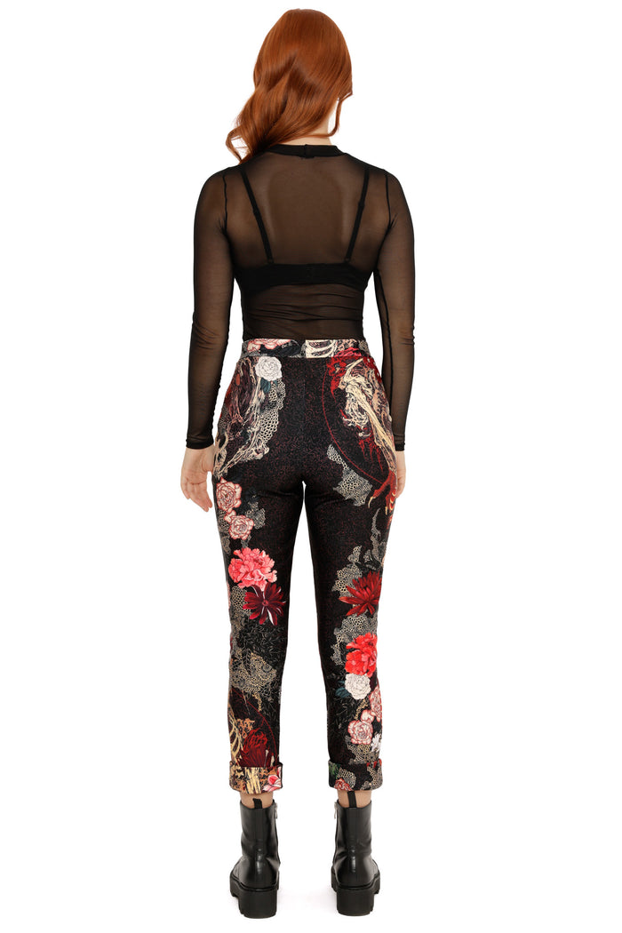 Spirit of a Dragon Cuffed Pants