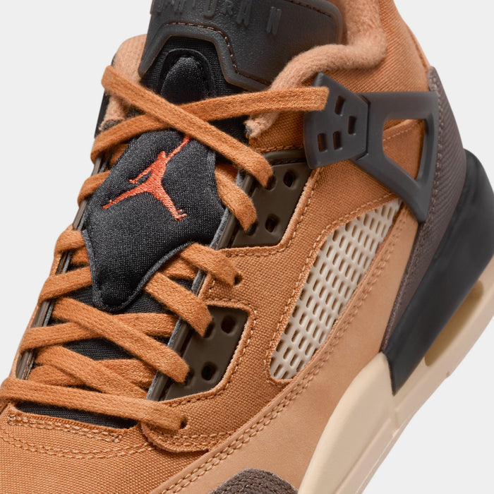 Spizike Low Flax Grade School Lifestyle Shoes (Flax/Baroque Brown/Black/Sanddrift/Vintage Coral)