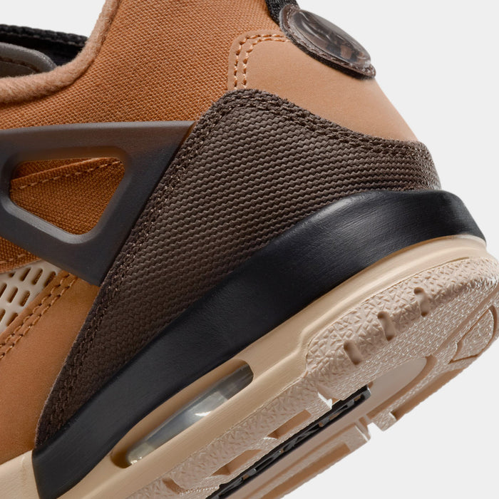 Spizike Low Flax Grade School Lifestyle Shoes (Flax/Baroque Brown/Black/Sanddrift/Vintage Coral)