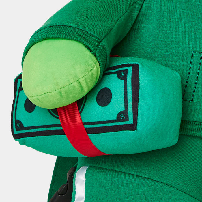 Squid Game Contestant Bear Mens Backpack (Green/White)