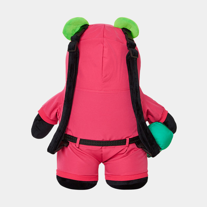Squid Games Pink Soldier Mens Backpack (Pink/Black)
