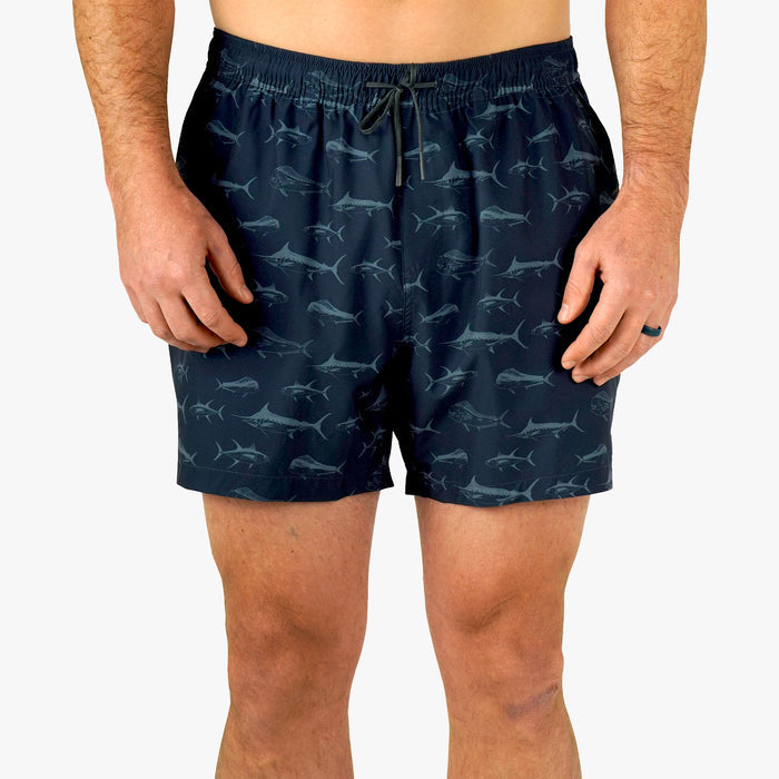 Deep Navy $Model is 6'1" 190lbs Size L$