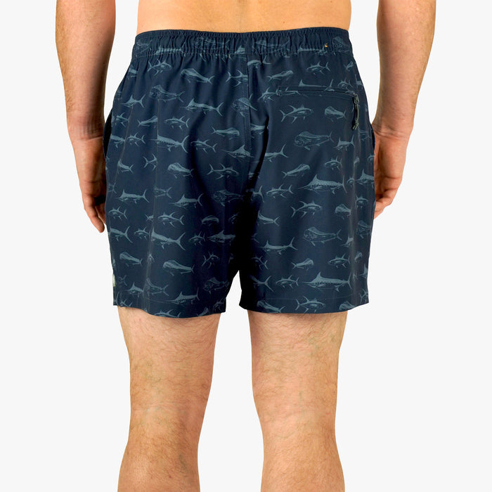 Deep Navy $Model is 6'1" 190lbs Size L$