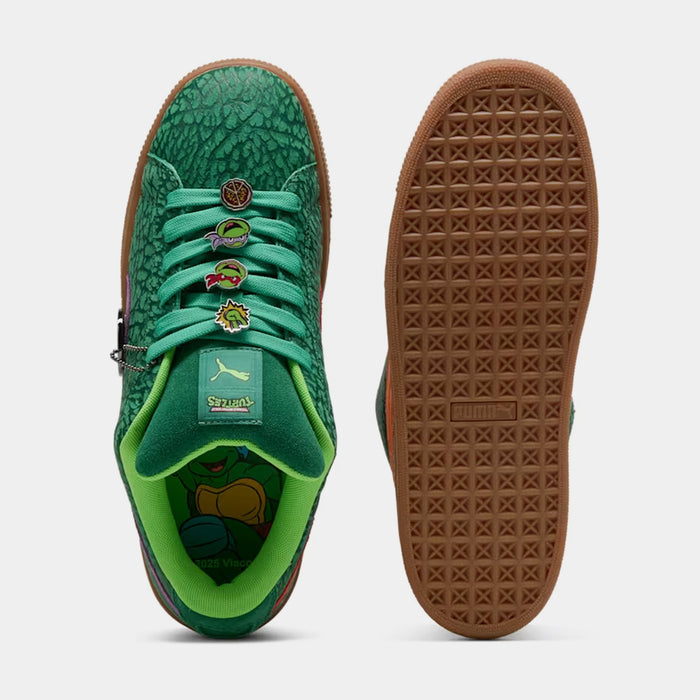 Suede XL x TMNT Mens Lifestyle Shoes (Vine/Gum)
