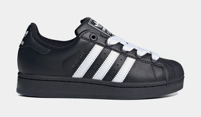 Superstar II Grade School Lifestyle Shoes (Black/White)
