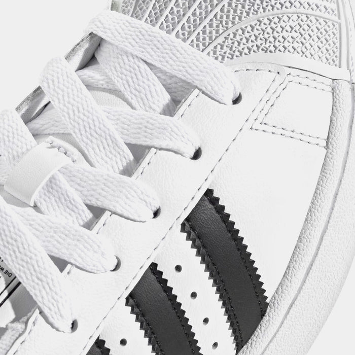 Superstar II Grade School Lifestyle Shoes (White/Black)