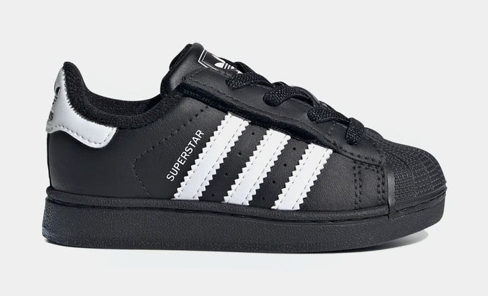 Superstar II Toddler Lifestyle Shoes (Core Black/Cloud White)