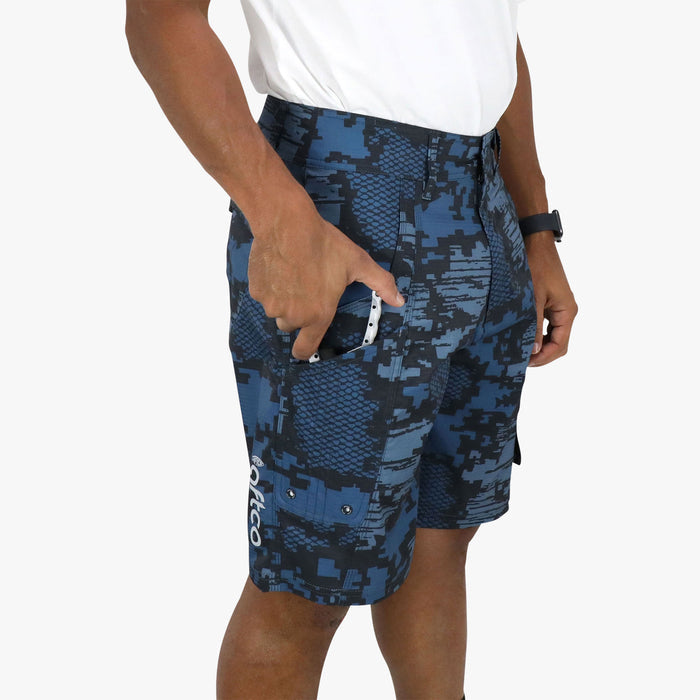 Navy Digi Camo $Model is Size 34$