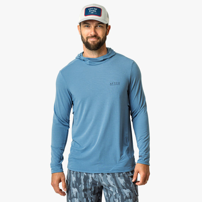 Blue Shadow, Quiet Tide $Model is 6'0" 182lbs Size M$