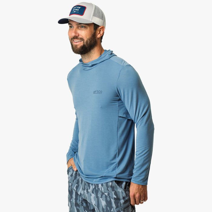 Blue Shadow, Quiet Tide $Model is 6'0" 182lbs Size M$