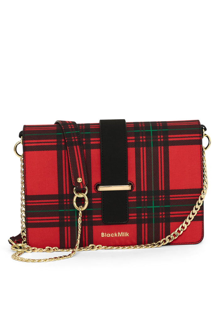 BlackMilk Clothing - Gift Wrap Tartan Handbag