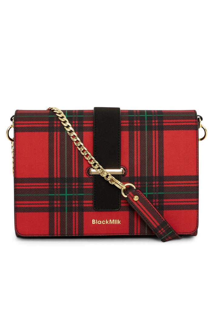 BlackMilk Clothing - Gift Wrap Tartan Handbag