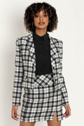 Tartan Magpie Cropped Blazer