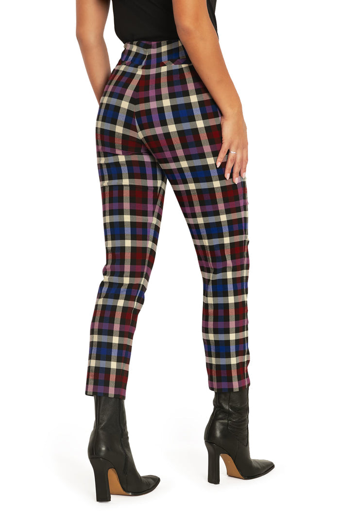 BlackMilk Clothing - Tartan Static Cigarette Pants
