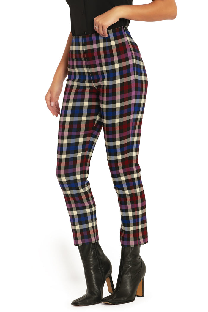 BlackMilk Clothing - Tartan Static Cigarette Pants