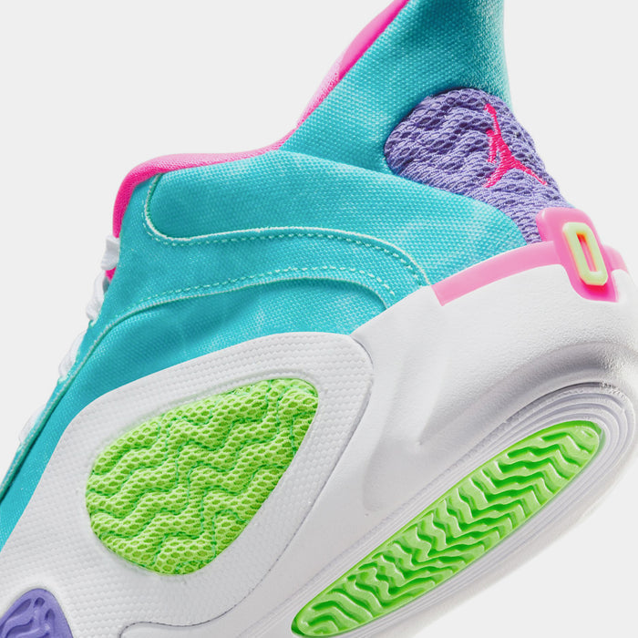 Tatum 2 Grade School Basketball Shoes (Hyper Jade/Green Strike/White)
