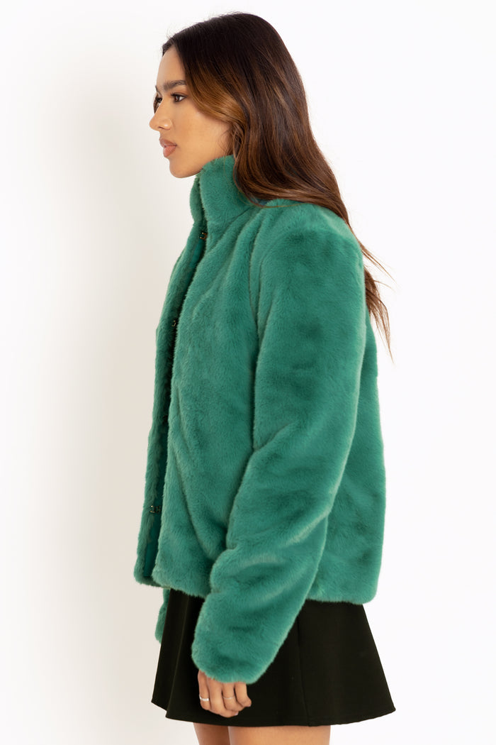Teal Shorthair Furbulous Jacket
