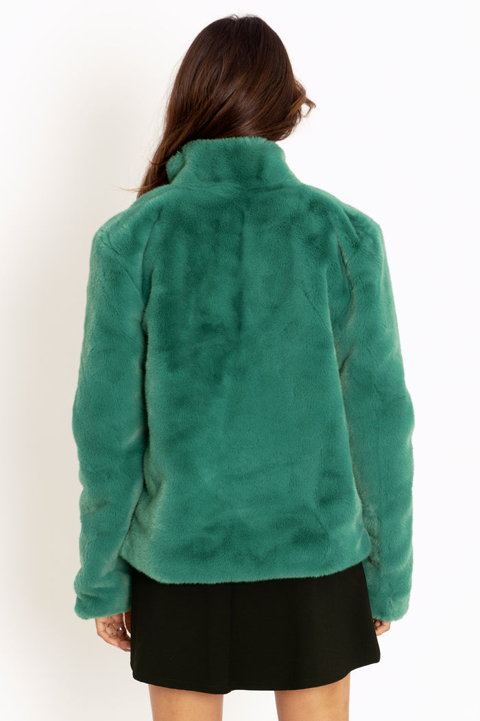 Teal Shorthair Furbulous Jacket