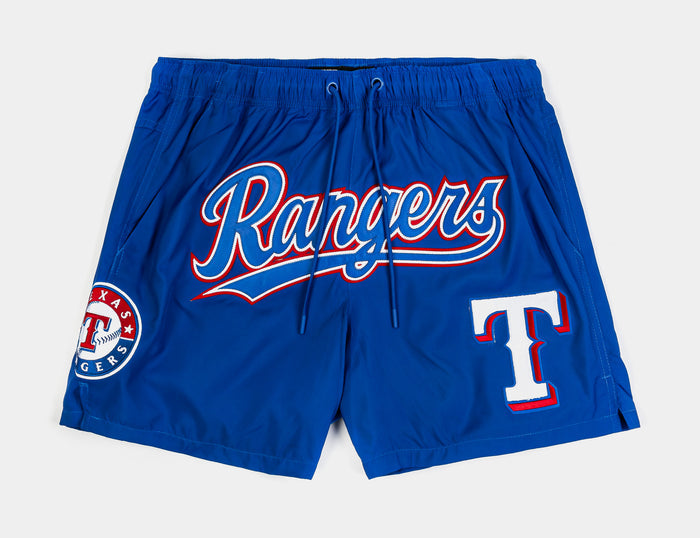 Texas Rangers Classic Woven Mens Shorts (Blue/White)