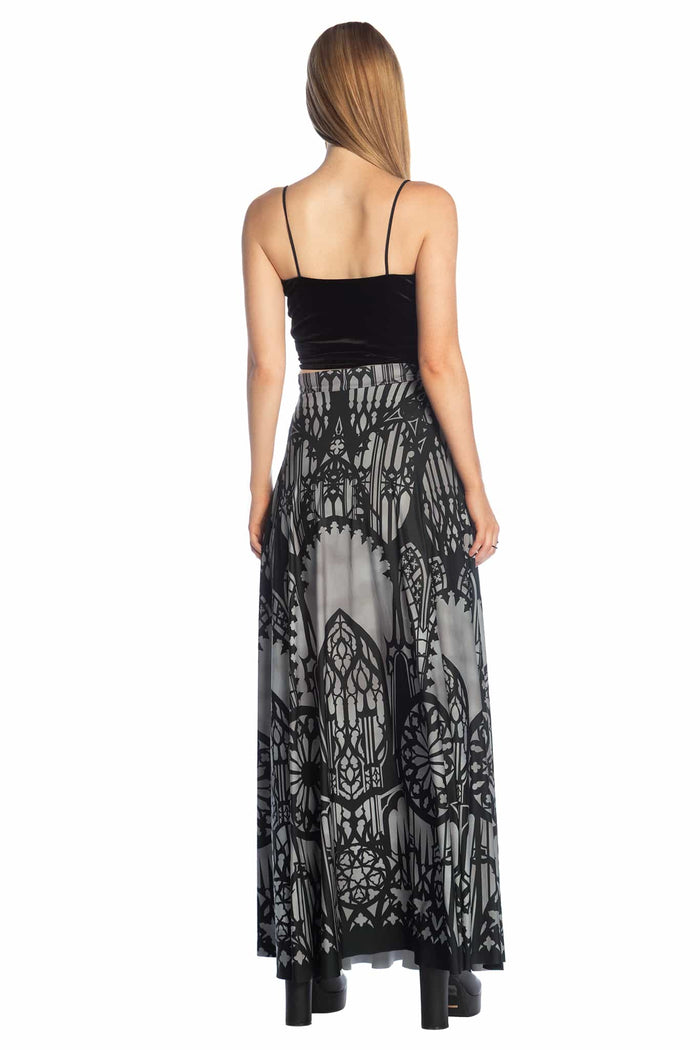The Cathedral's Veil Maxi Skirt