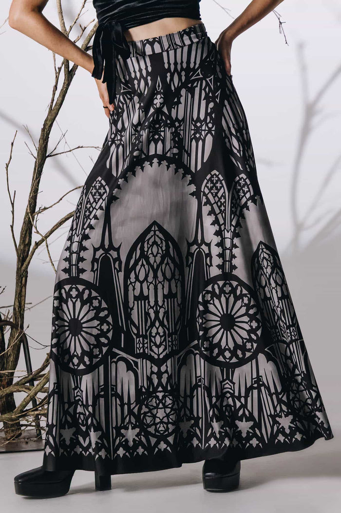 The Cathedral's Veil Maxi Skirt