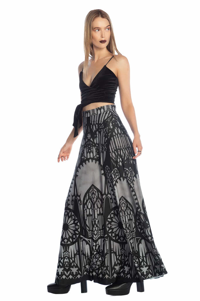 The Cathedral's Veil Maxi Skirt