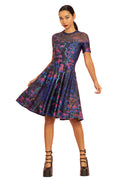 The Garden of Nutrients Sheer Splice Longline Dress