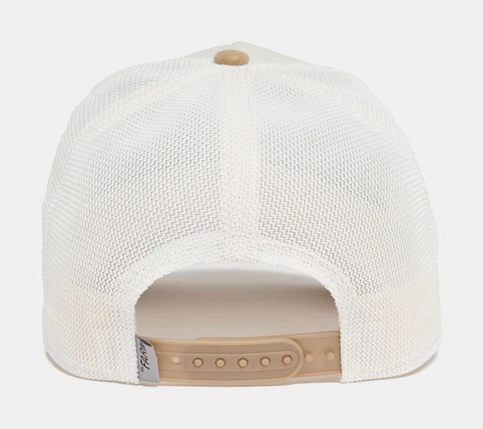 The Goat Suede Trucker Mens Hat (Khaki/Beige)