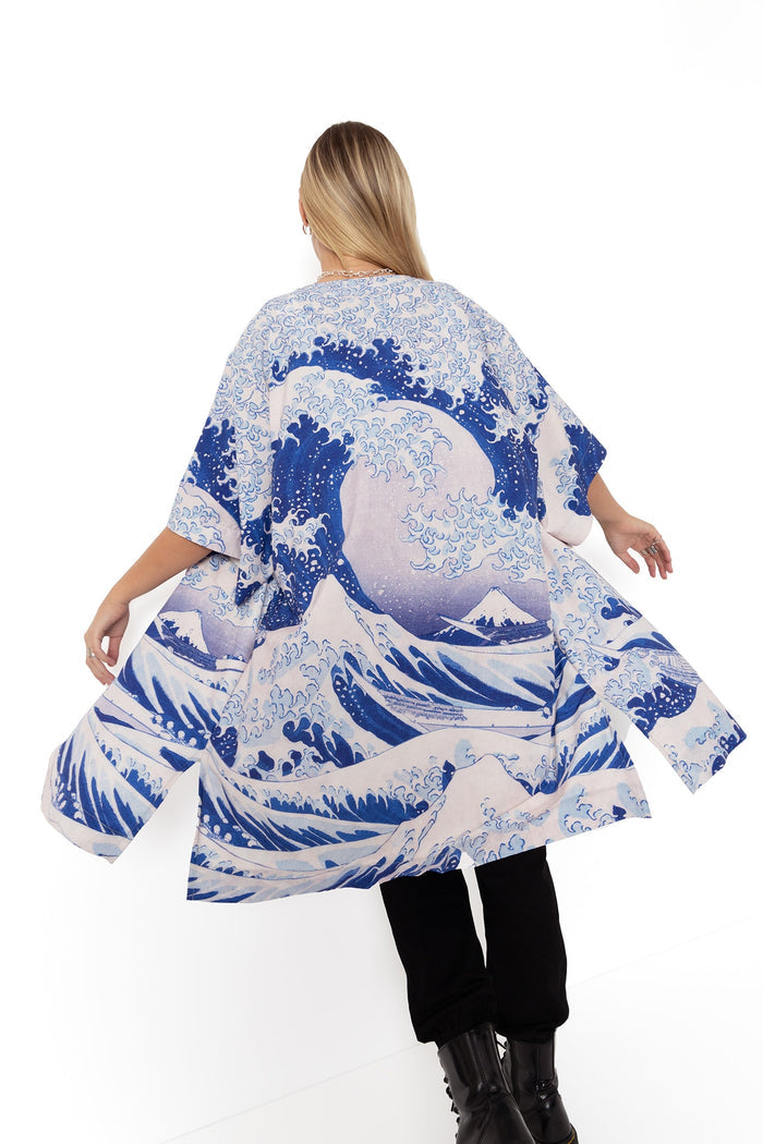 BlackMilk Clothing - The Great Wave Robe