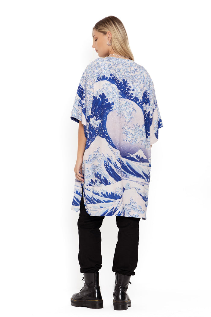 BlackMilk Clothing - The Great Wave Robe