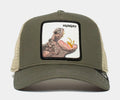 The Hippo Hooray Mens Trucker Hat (Green)