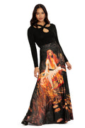 BlackMilk Clothing - The Lady Of Shalott Maxi Skirt