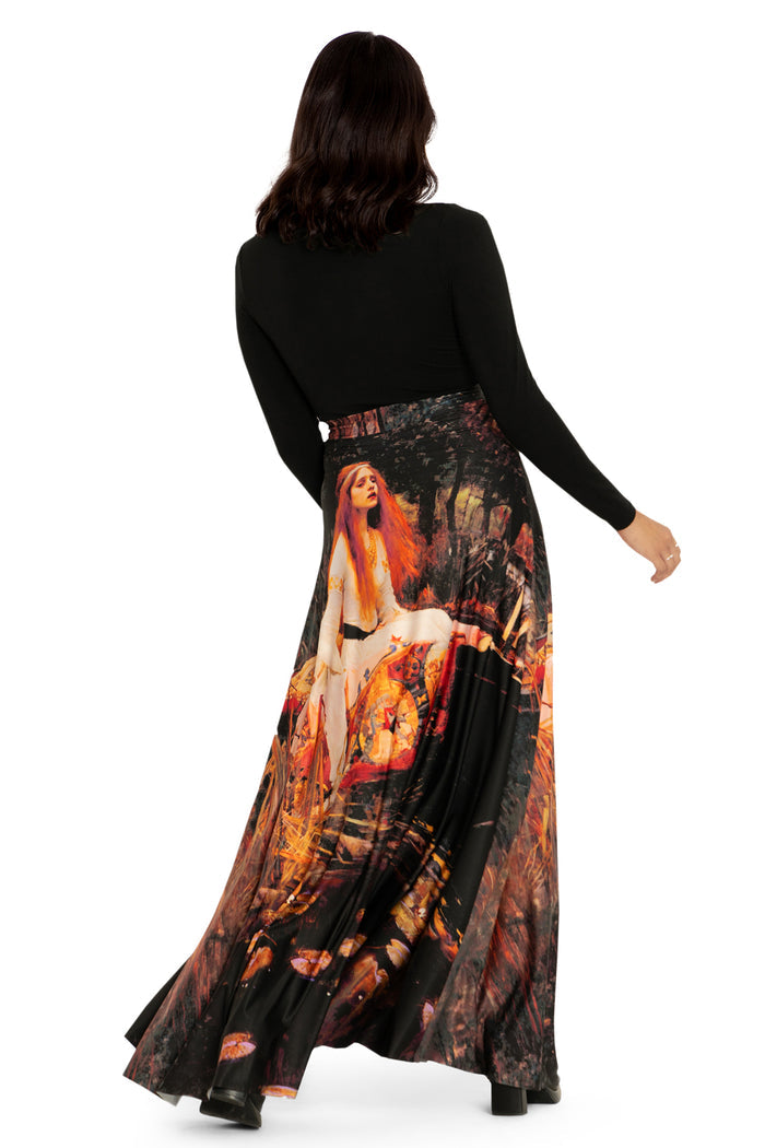 BlackMilk Clothing - The Lady Of Shalott Maxi Skirt
