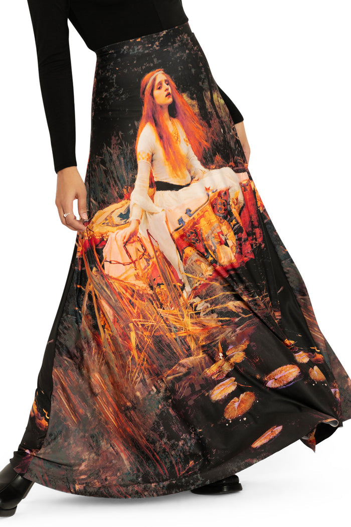 BlackMilk Clothing - The Lady Of Shalott Maxi Skirt
