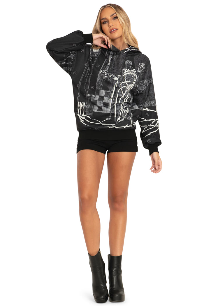 BlackMilk Clothing - The Masque Of The Red Death Hoodie