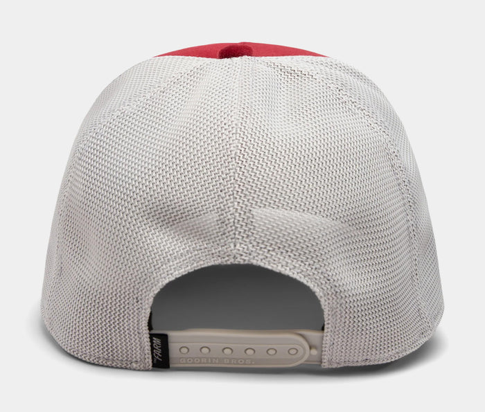 The Rooster Extreme Trucker Mens Hat (White/Red)