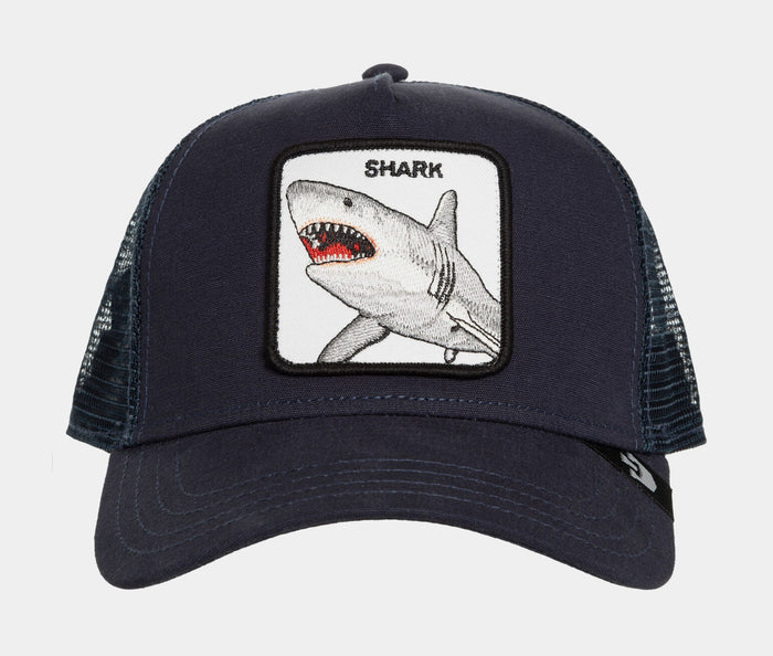 The Shark Mens Trucker Hat (Blue)