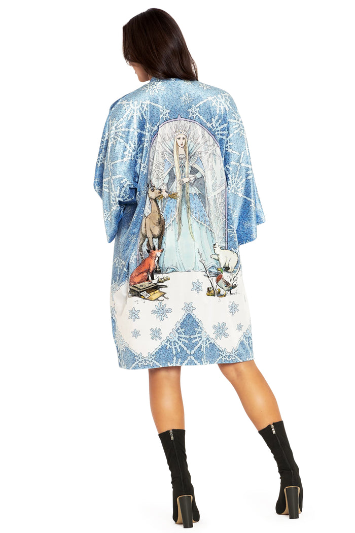 BlackMilk Clothing - The Snow Queen Velvet Robe