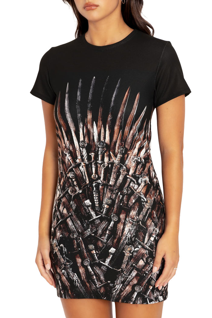 BlackMilk Clothing x Warner Brothers Game of Thrones - Thrones Tee Dress - Warner Bros. Merchandise - Collaboration apparel - Licenced.
