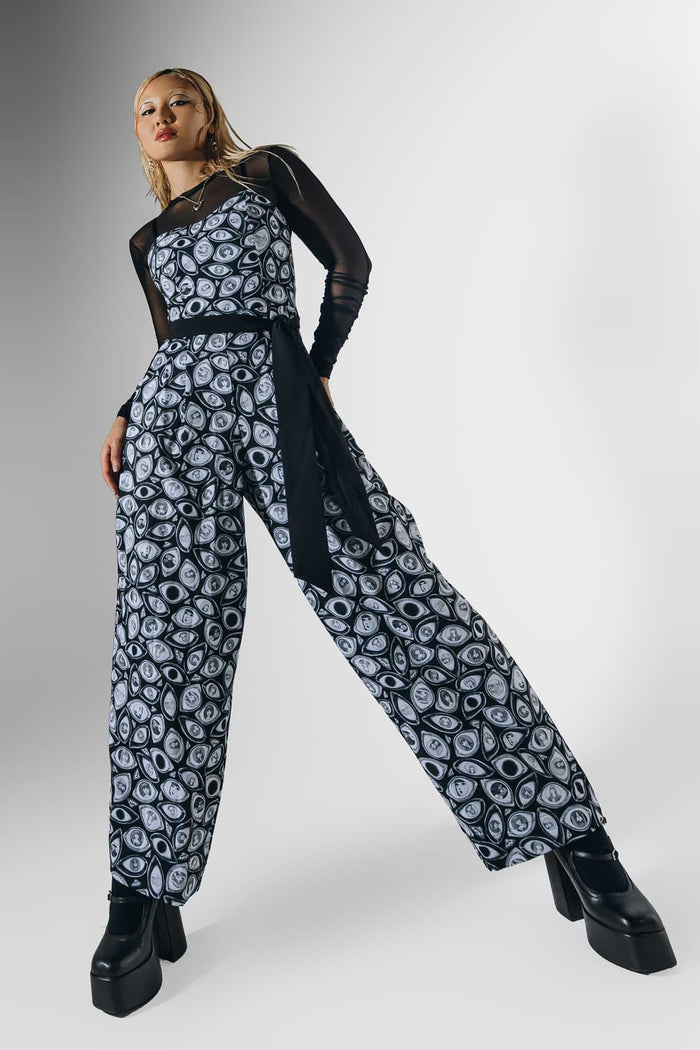 Through The Eyes Long Lounge Jumpsuit