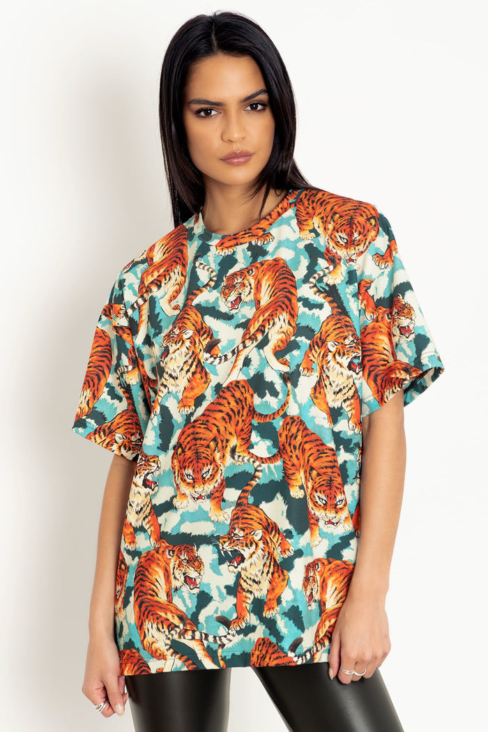 Tiger Planet Big Tee