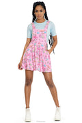 BlackMilk Clothing x Nintendo Super Mario - Toads Pink Apron Dress - Super Mario Merchandise - Collaboration apparel - Licenced.